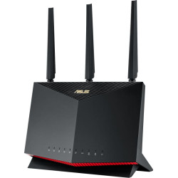 Asus RT-AX86U Pro bezvadu rūteris Tīkls Gigabit Ethernet Divkāršā frekvenču josla (2.4 GHz / 5 GHz) Melns
