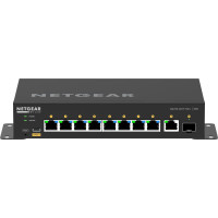 Netgear GSM4210PD-100EUS tīkla pārslēgs Vadīts L2/L3 Gigabit Ethernet (10/100/1000) Power over Ethernet (PoE) Melns