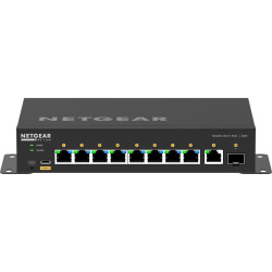 Netgear GSM4210PD-100EUS tīkla pārslēgs Vadīts L2/L3 Gigabit Ethernet (10/100/1000) Power over Ethernet (PoE) Melns