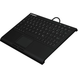 Keysonic KSK-3211ELU (DE) tastatūra Mājas USB QWERTZ Vācu Melns