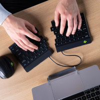 R-Go Tools R-Go Tastatur Split Break US-Layout Bluetooth       schwarz