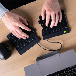 R-Go Tools R-Go Tastatur Split Break US-Layout Bluetooth       schwarz
