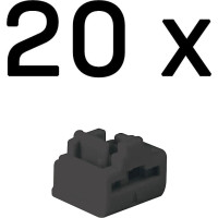 Lindy RJ45 Port Locks BLACK 20pcs.