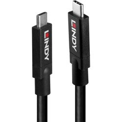 Lindy 43411 USB kabelis USB 3.2 Gen 2 (3.1 Gen 2) 8 m USB C Melns