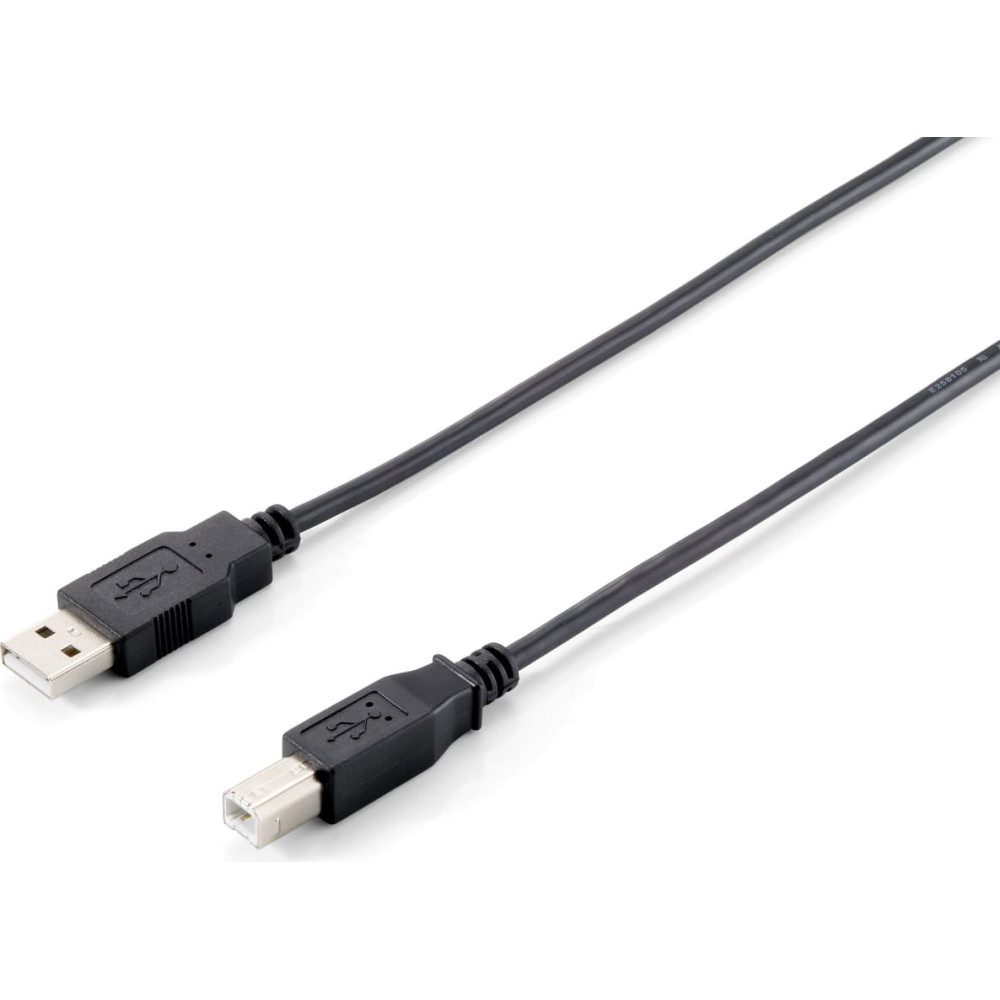 Equip 128862 USB kabelis USB 2.0 5 m USB A USB B Melns