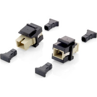 Equip 125572 optiskās šķiedras adapteris SC 8 pcs Bēšs, Melns