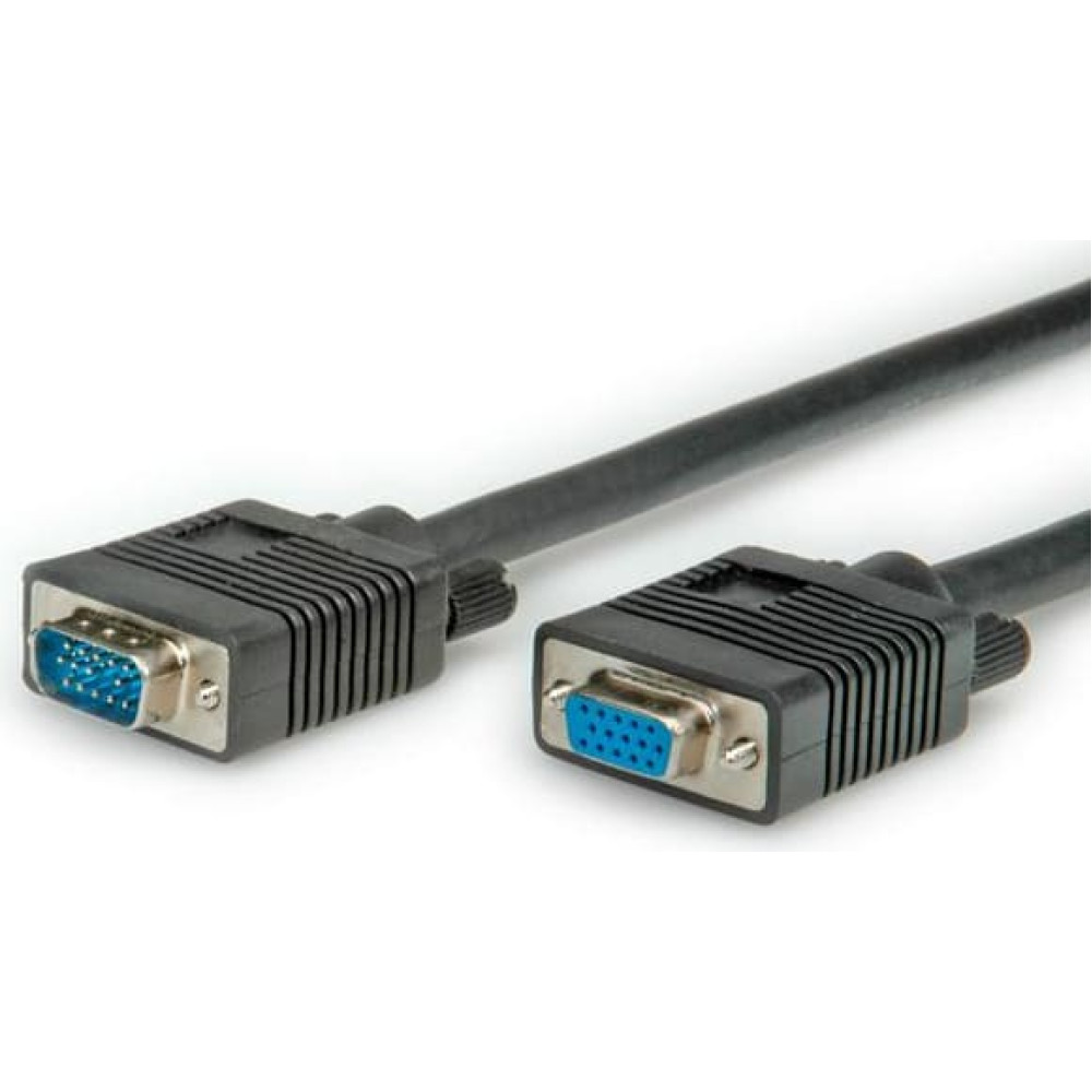 ROLINE HQ VGA Cable, HD15, M/F 30 m