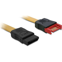 Delock Extension cable SATA 3 Gb/s plug > SATA receptacle 100 cm yellow