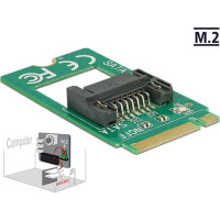 Delock Adapter M.2 Key B male > SATA 7 pin - Form Factor 2242
