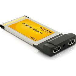 PCMCIA Adapter CardBus to 2x USB 2.0