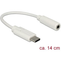 Delock Audio Adapter USB Type-C™ male > Stereo Jack female 14 cm