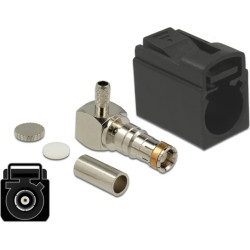 Delock FAKRA A jack 90° for crimping