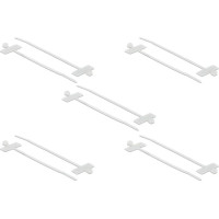 Delock Cable Tie with Label Tap L 100 x W 2.5 mm white 10 pieces