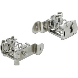 Delock Shield Clamp for DIN Rail - Cable diameter 4 - 13.5 mm