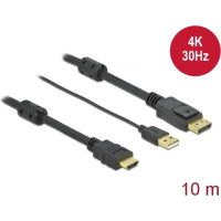 Delock HDMI to DisplayPort cable 4K 30 Hz 10 m
