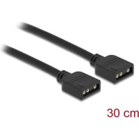 Delock RGB Connection Cable 3 pin for 5 V RGB / ARGB LED illumination 30 cm