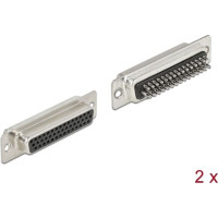 Delock D-Sub HD 44 pin female metal solder version 2 pieces