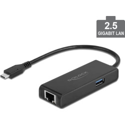 Delock USB Type-C™ Adapter to 2.5 Gigabit LAN with USB Type-A female