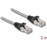 Delock RJ45 Cable Cat.6A U/FTP with metal jacket 2 m