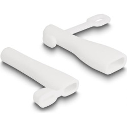 Delock Dust Cover for USB Type-A male and USB Type-C™ male set 2 pieces white