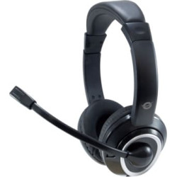 Conceptronic Headset Klinke 2m Kabel,Mikro,int.Bed.Stereo sw