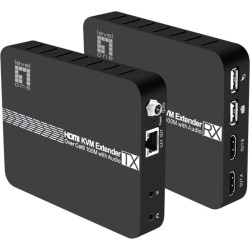 Level One LevelOne HDMI over Cat.5/6 Extender kit 4K, bis zu 100 Meter