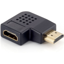 Equip HDMI Adapter          A-B St/Bu  90 Grad gewinkelt  sw Polybeutel