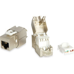 Equip Keystone Jack geschirmt   Cat.6  LSA Werkzeugf.8er Set