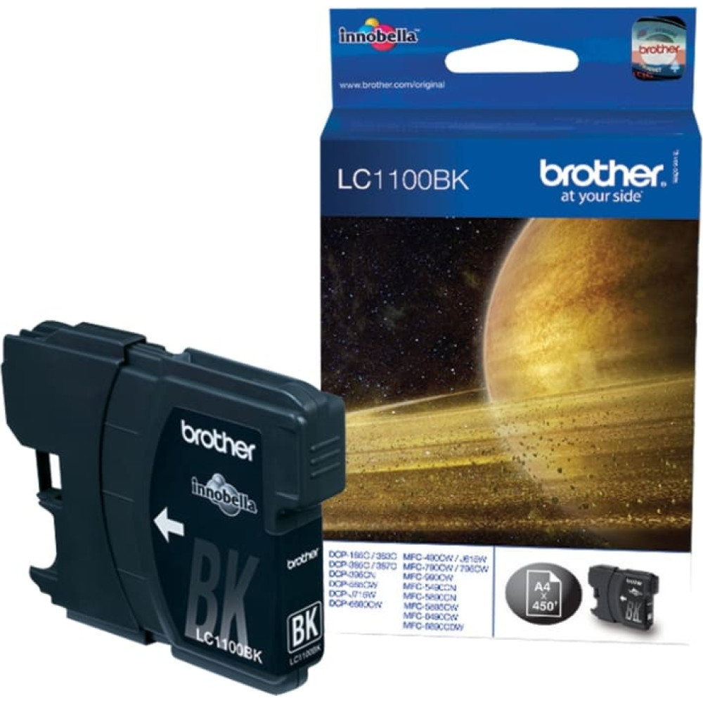 Brother LC1100BK tintes kārtridžs Oriģināls Melns