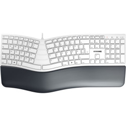 Cherry TAS KC 4500 ERGO Corded DE-Layout weiß-grau