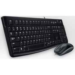 Logitech USB Keyboard+Mouse MK120 black