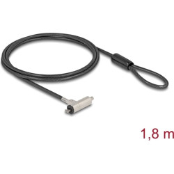 Navilock Laptop Security Cable with Key Lock for HP Nano slot 1.80 m black