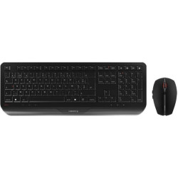 Cherry Gentix Desktop tastatūra Pele iekļauta Birojs RF Bezvadu Swiss Melns