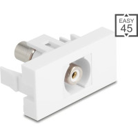 Delock Easy 45 Module RCA female to RCA female white / white