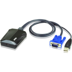 Aten CV211 Laptop USB KVM Console Crash Cart Adapter
