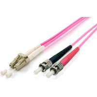 Equip 255547 InfiniBand un optiskās šķiedras kabelis 15 m 2x LC 2x ST Rozā