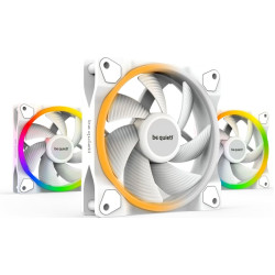 Be Quiet! Light Wings White | 120mm PWM Triple Pack Datora korpusam Ventilators 12 cm Balts 3 pcs