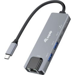 Equip 133496 dokstacija Vadu USB 3.2 Gen 1 (3.1 Gen 1) Type-C Pelēks