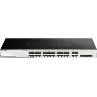 D-Link DGS-1210-24 Vadīts L2 Gigabit Ethernet (10/100/1000) 1U Melns
