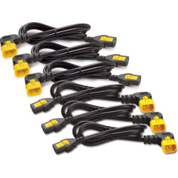 APC C13 - C14 (90 Deg), 1.8m, 6-pack Melns, Dzeltens 1,83 m C13 uzmava C14 uzmava