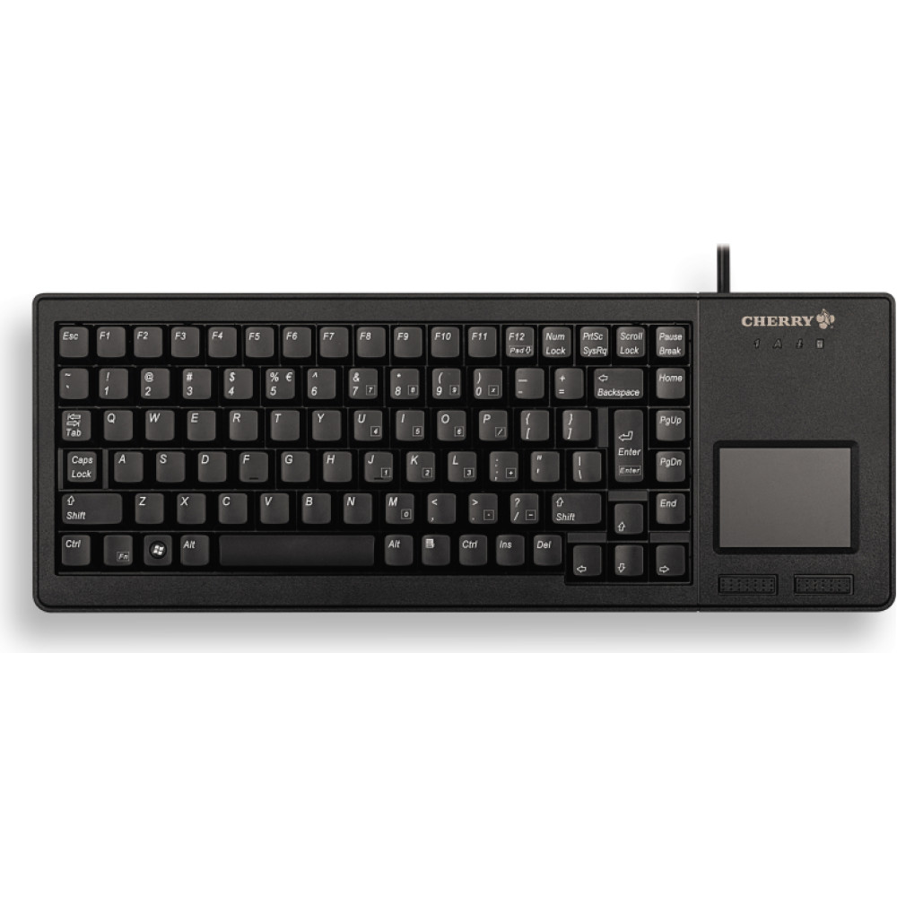 Cherry XS G84-5500 TOUCHPAD KEYBOARD Corded, USB, Black, (QWERTY - UK)
