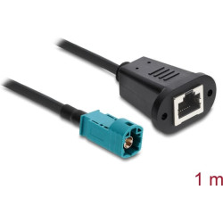 Delock Cable HSD Z male to RJ45 jack 1 m