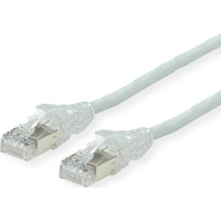 Dätwyler DÄTWYLER Patchkabel Kat.6A (Class EA) S/FTP, CU 7702 flex LSOH, AMP v2, gekreuzt, grau, 10 m