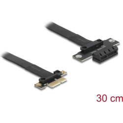 Delock PCI Express x1 male to x1 slot Extension 30 cm Riser Card