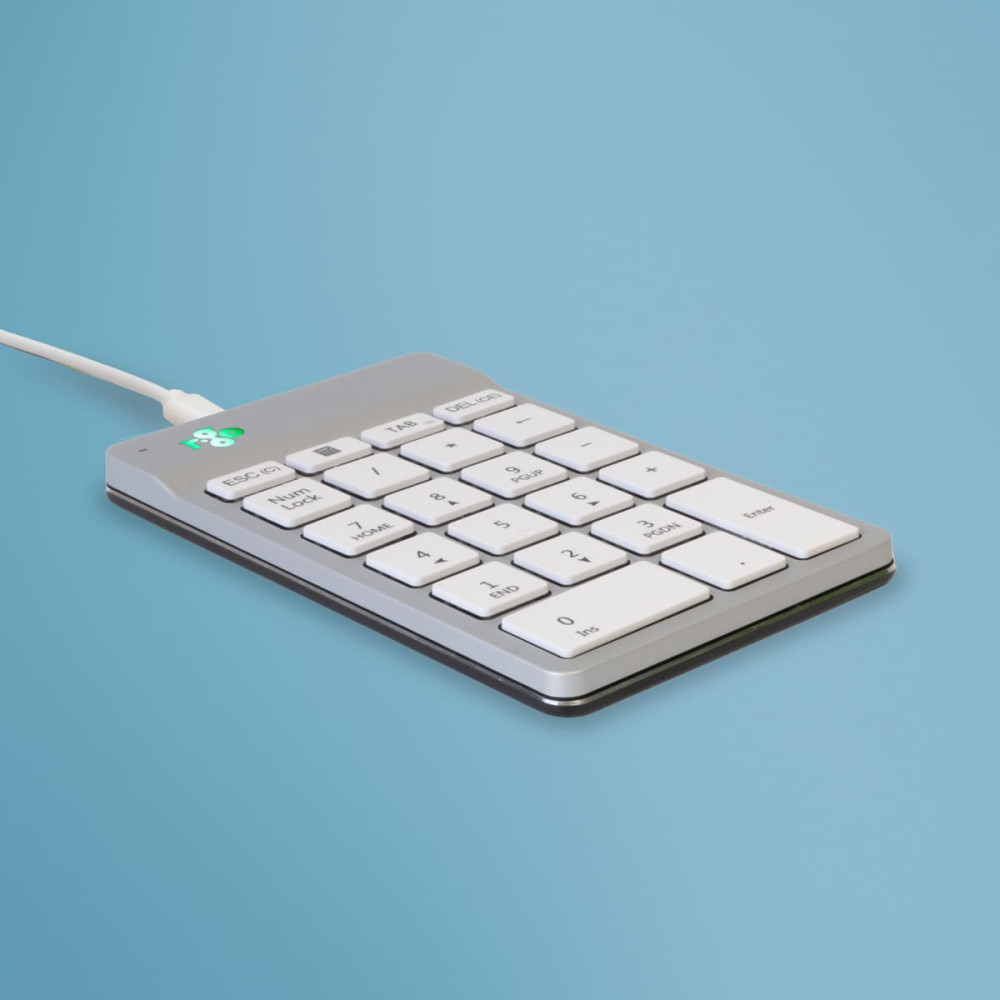 R-Go Tools R-Go Tastatur Nummernblock Numpad Break Kabel          wei&szlig;