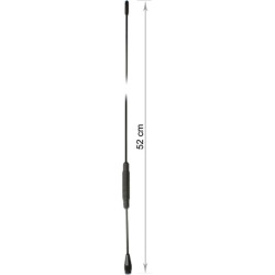 Delock TETRA BOS Antenna 380 - 410 MHz M6 Inner thread 2.5 dBi 51.8 cm omnidirectional fixed screw mounting outdoor black