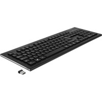 Delock USB Keyboard 2.4 GHz wireless black (Water-Drop )