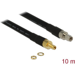 Delock Antenna Cable SMA Plug  SMA Jack CFD400 LLC400 10 m low loss