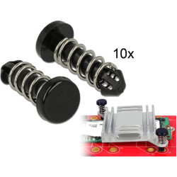 Delock Snap Rivet for heat sink - set 10 pieces black