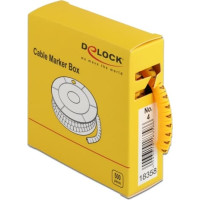 Delock Cable Marker Box, No. 4, yellow, 500 pieces
